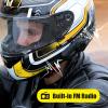 FreedConn KY PRO Motorcycle Bluetooth Headset, Helmet Intercom Communication Systems with CVC Noise Cancellation, IP65 Waterproof, 6 Riders 0.75mi/1200m intercom, 2 Pack view 4