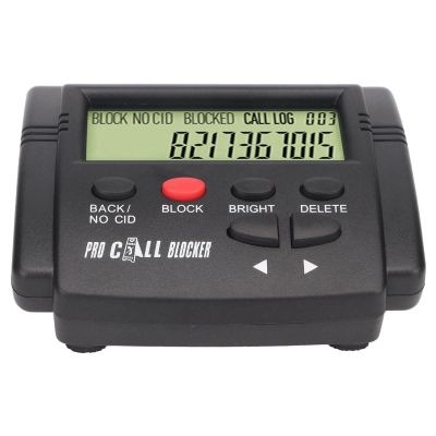 Call Blocker Caller Id Box Call Blocking Device Phone Blocker Call Blocker with LCD Display Call Blocker 2000 Groups Large Capacity Prevent Harassment Caller Id Box with LCD