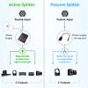 BlueRigger Digital Optical Audio Splitter 1x5 (Active Toslink Splitter 1 in 5 Out, SPDIF, Fiber Optic Audio Adapter) - for Home Theatre, Xbox, PS4, DVD, CD Player, Receiver, HDTV view 3