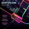 Mouse Pads Retro Neon City Large RGB Gaming Mouse Pad Colorful Lockedge Computer Fashion Kawaii Table Mat Rubber Nonslip,L-Large(11.8"X31.5") view 4