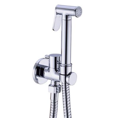 GORKEM Toilet Brass Hand Held Bidet Spray Shower Head, Copper Valve Bathroom Bidet Sprayer Jet Tap Holder Hose