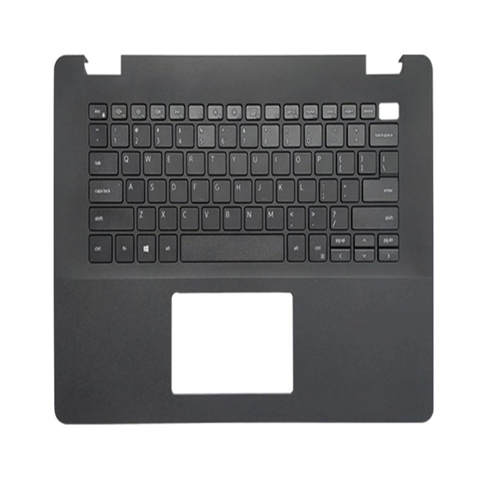 Bayjebu Parts for Dell Vostro 3400 3401 14.0" Palmrest Keyboard Bezel US-English Backlit with Type-C Slot Black 0JT7N2 0VC7NJ