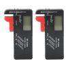 2pcs Battery Capacity Tester, BT-168D Battery Testers Battery Checker Battery Tester for AA/AAA/MN1500/MN2400/R03/MN1400 9V 1.5V Battery view 1