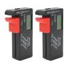 2pcs Battery Capacity Tester, BT-168D Battery Testers Battery Checker Battery Tester for AA/AAA/MN1500/MN2400/R03/MN1400 9V 1.5V Battery view 2