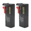 2pcs Battery Capacity Tester, BT-168D Battery Testers Battery Checker Battery Tester for AA/AAA/MN1500/MN2400/R03/MN1400 9V 1.5V Battery view 3