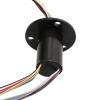 KEAAN 1PCS Mini Flange Slip Ring Dia.22mm 2A 2/4/6/8/12/18/24CH Channels Wires Conductive Ring Brush Slipring Rotating Electric Joint (Color : Dia 22mm 24CH 2A) view 1