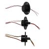 KEAAN 1PCS Mini Flange Slip Ring Dia.22mm 2A 2/4/6/8/12/18/24CH Channels Wires Conductive Ring Brush Slipring Rotating Electric Joint (Color : Dia 22mm 24CH 2A) view 3