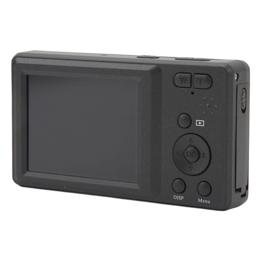 4K Digital Camera, 2.7 Inch HD TFT Screen Mini Camera for Kids Teens, 50MP 16X Zoom Autofocus Face Recognition, Compact Camera for Travel Photography Vlogging (Black)