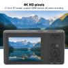 4K Digital Camera, 2.7 Inch HD TFT Screen Mini Camera for Kids Teens, 50MP 16X Zoom Autofocus Face Recognition, Compact Camera for Travel Photography Vlogging (Black) view 3