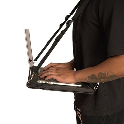 Subtle Wink Portable Laptop Harness for Walking  Adjustable Secure Walking Laptop Harness Easily fits upto-16-inch with Flexible Strap