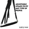 Subtle Wink Portable Laptop Harness for Walking  Adjustable Secure Walking Laptop Harness Easily fits upto-16-inch with Flexible Strap view 2