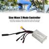 Pyhodi 24V 36V 48V 250W 350W Motor Brushless Controller, Aluminium Alloy Speed Motor Controller, 17A 3 Mode Controller with Waterproof Connector for DIY Electric Bike view 3