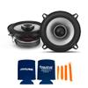 Alpine S2-S50 5.25" Type S Coax Speakers with Stinger RKFR5 Roadkill Fast Rings 5.25" view 2