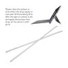 Yunseity Bumper Feet Strips, 2 Pack Non Slip Notebook DIY Rubber Bumper Feet Replacement Tool for Laptop Studio 14.4 Inch, Bottom Cover Rubber Feet Strip Replacement (Grey) view 3