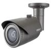 Hanwha QNO-7012R 4MP IR BLC WDR SSDR Outdoor Network H.265 PoE Bullet Camera with 2.8mm Fixed Focal Lens, Dark Grey Aluminum view 1