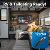 continuus 24" 12V RV Smart TV Android TV with Google Assistant, Chromecast, and Free Streaming Apps 720p HD CT-24TS10 view 2