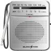 EUROSTAR ICFS220S Portable AM/FM Radio, Silver view 1