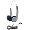 HamiltonBuhl HA-1A Personal Educational Headphones 100-Pack  Silver On-Ear Student Headphones, Replaceable Foam Cushions, Adjustable Aluminum Headband, 5 ft Chew-Resistant Dura-Cord, 3.5mm Plug view 2