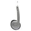 HamiltonBuhl HA-1A Personal Educational Headphones 100-Pack  Silver On-Ear Student Headphones, Replaceable Foam Cushions, Adjustable Aluminum Headband, 5 ft Chew-Resistant Dura-Cord, 3.5mm Plug view 3
