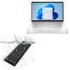 BoxWave Keyboard Compatible with HP HD+ Laptop (17-cn0003dx) - AquaProof USB Keyboard, Washable Waterproof Water Resistant - Jet Black view 1