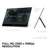 ViewSonic VX1655 15.6 Inch 1080p FHD Portable LED IPS Monitor with 2 Way Powered 60W USB C, Mini HDMI, Dual Speakers, and Built-in Stand with Tripod Mount,Black view 4