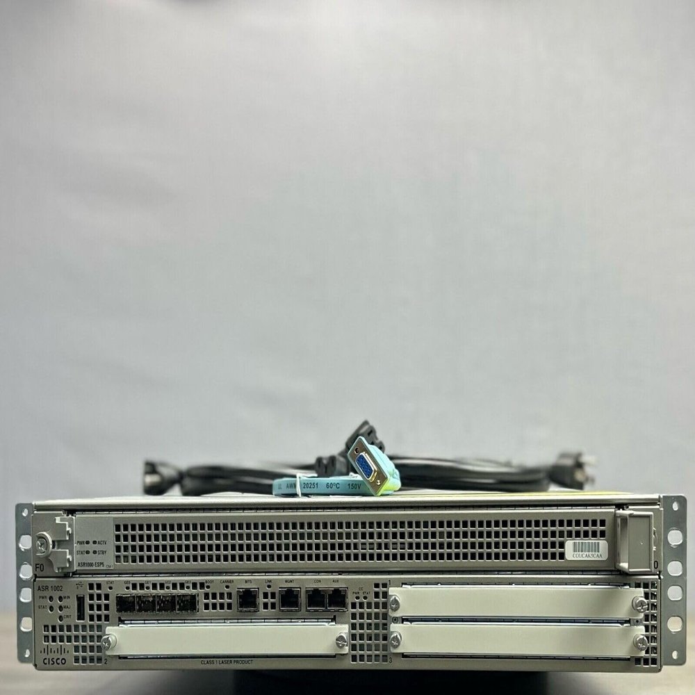 Cisco ASR1002-5G-SEC/K9 ASR1002 Series VPN and Router Bundle (Renewed)