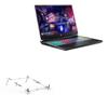 BoxWave Stand and Mount Compatible with Acer Nitro 16 (AN16-51-56VR) - Pocket Aluminum Stand 3-in-1, Portable Multi Angle Viewing Riser - Metallic Silver view 1