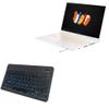 BoxWave Keyboard Compatible with Acer ConceptD 3 Ezel CC314-72G-72SX (14 in) - SlimKeys Bluetooth Keyboard - with Backlight, Portable Slim LED 7 Colors - Jet Black view 1