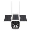 BBAUER Solar Security Camera, Waterproof ABS Housing 6 LEDs Security Camera PIR Motion Detection Night Vision for Garden view 1