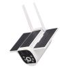 BBAUER Solar Security Camera, Waterproof ABS Housing 6 LEDs Security Camera PIR Motion Detection Night Vision for Garden view 3