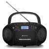 Emerson EPB-3003 Portable CD Cassette Boombox with AM FM Radio - Black view 1