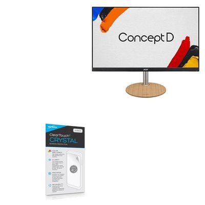 BoxWave Screen Protector Compatible with Acer ConceptD CP1 CP1241Y (23.8 in) - ClearTouch Crystal (2-Pack), HD Film Skin - Shields from Scratches