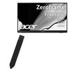 BoxWave Stylus Pouch Compatible with Acer Monitor UT222Q bmip (21.5 in) - Stylus PortaPouch, Pen Stylii Holder Carrier Portable Self-Adhesive - Jet Black view 1