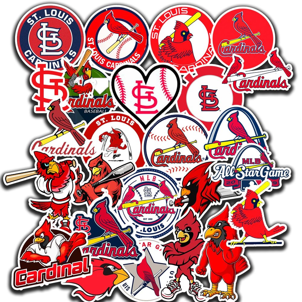 25 PCS of American Baseball Stickers for Water Bottle, Laptop, Bicycle, Computer, Motorcycle, Travel Case, Car Decal Decoration Sticker
