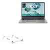 BoxWave Stand and Mount Compatible with Acer Aspire Vero AV15-52-712Q (15.6 in) - Pocket Aluminum Stand 3-in-1, Portable Multi Angle Viewing Riser - Metallic Silver view 1