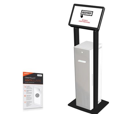 BoxWave Screen Protector Compatible with RedyRef T-Flex Kiosk - ClearTouch Anti-Glare (2-Pack), Anti-Fingerprint Matte Film Skin