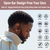 Bone Conduction Wireless Headphones with Magnetic Charging, Open Ear Headphones Bluetooth 5.3 with Mic, Sports Sweatproof Headset for Cycling Running Working Jogging Driving Indoor and Outdoor Use view 2
