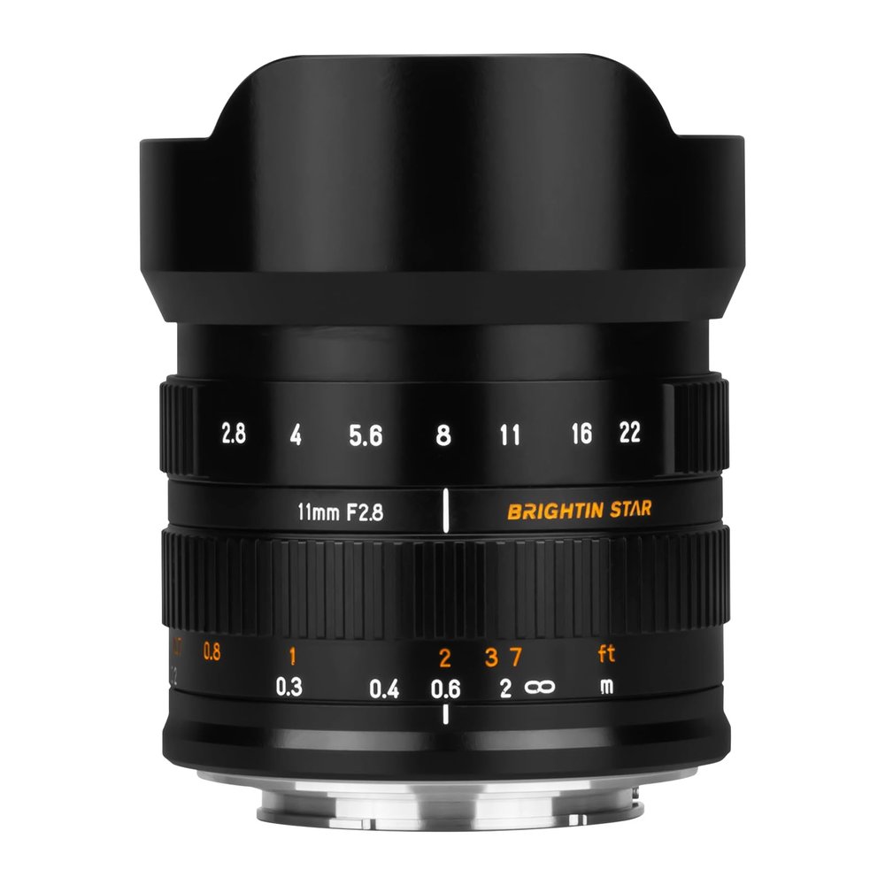 Brightin Star 11mm F2.8 Z Mount Fisheye Lens for Nikon, Full Frame 180 Ultra Wide Angle Manual Focus Mirrorless Camera Lens for Z6 Z6 II Z7 Z7 II Z5 Z9
