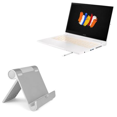 BoxWave Stand and Mount Compatible with Acer ConceptD 3 Ezel CC314-72G-72SX (14 in) - VersaView Aluminum Stand, Portable, Multi Angle Viewing Sturdy