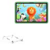 BoxWave Stand and Mount Compatible with Huawei MatePad SE Kids (10.4 in) - Pocket Aluminum Stand 3-in-1, Portable Multi Angle Viewing Riser - Metallic Silver view 1