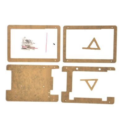 ZEZEFUFU 5 inch LCD Touch Screen Protective Case Shell Stand Holder for Raspberry Pi Touch Screen LCD Display