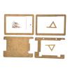 ZEZEFUFU 5 inch LCD Touch Screen Protective Case Shell Stand Holder for Raspberry Pi Touch Screen LCD Display view 1