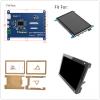 ZEZEFUFU 5 inch LCD Touch Screen Protective Case Shell Stand Holder for Raspberry Pi Touch Screen LCD Display view 3