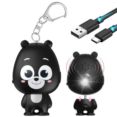 Personal Safety Alarm for Women  Rechargeable Personal Alarm for Women Kids and Elders  130dB Loud Siren  Strobe Light  Low Battery Notice  Safety Siren Keychain