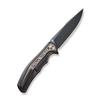 WE Kellen Bogardus WE22016-3 Bronze/Black Titanium Handle with Bronze Titanium & Copper Foil Carbon Fiber Inlay view 2