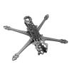 HUIOP Freestyle Frame Kit, 7 inch 295mm FPV Carbon Fiber Freestyle Frame Kit Wheelbase 295mm Arm 5.0mm Suitable for Long Range Drone view 4