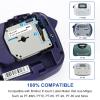 10PK M Tape 12mm=6PK MK-131-731 & 4PK MK-231,Compatible with Brother Label Maker Tape P Touch M Tape for Label Maker PT-80, PT-80SCCP, PT-85, PT-90, PT-M95, PT-100, PT-110 view 2