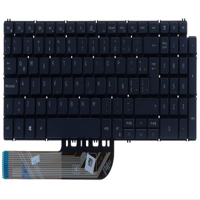 Latin Spanish Keyboard,Backlit Backlighting,No Keyboard Trim,Compatible with Dell inspiron 15 3501 3502 3505 5501 5502 5508 5584 5590 5593 5594 5598|Inspiron 15 7500 7501 7590 7591|Latitude 3510