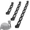 100MM 160MM 220MM 3PCS/Set Aluminum Selfie Handgrip Extension Arm Helmet Mounting Rod Compatible with GoPro Hero 9, 8, 7, 6, 5, 4, 3, Max, Insta360 ONE R, DJI OSMO, EKEN, AKASO Cameras (Black) view 2