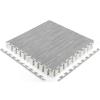 Wood Grain Floor Foam Mats with Border, Wood Printed Interlocking Foam Tiles Anti Fatigue Flooring Mat(24 x 24 Inch, Gray) view 1